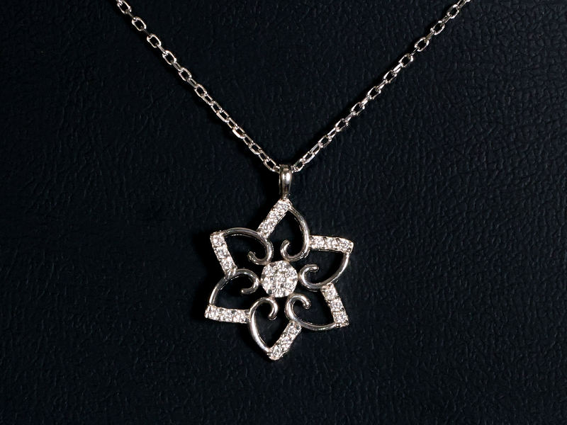 Liron Silver Hareli Taş Kolye